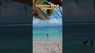 Lalomanu Beach travel samoa vacation [upl. by Swan]