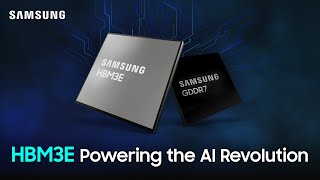 Samsung Semiconductor Spearheading the AI Market with HBM3E GDDR7 and DDR5 [upl. by Antsirhc738]