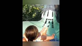 Surge water slide Atlantis resort Nassau Bahamas fun adventure travel [upl. by Tace]