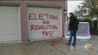 Congressional Candidates Struck By Vandals [upl. by Erot]