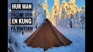 4 Dagar med två Vänner på Vinter Vandring med Skidor och Kamintält i Gyllbergens Naturreservat [upl. by Terence]