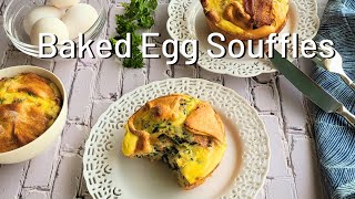 How to make PANERAS  Baked Egg Soufflés 2 WAYS [upl. by Eiramana908]