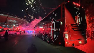 Recibimiento J2 Atlas vs Xolos  estadio Jalisco 🔴⚫️ [upl. by Nonnahs]