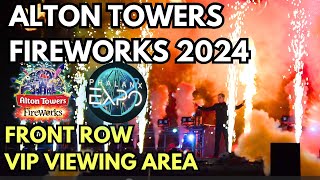 FRONT ROW SEAT TO THE PHALANX EXPO FULL SHOW  ALTON TOWERS FIREWORKS SPECTACULAR 2024 [upl. by Drofla296]