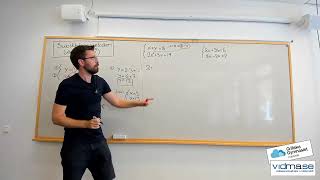 Matematik 2 EKVATIONSSYSTEM SUBSTITUTIONSMETODEN några snabba exempel [upl. by Valente]