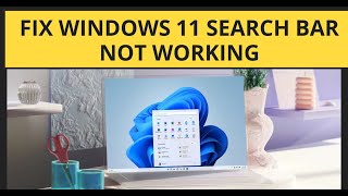 How to Fix Windows 11 Start Menu Search Not Working [upl. by Desma]