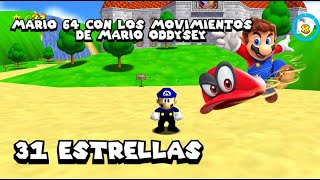 Me paso Mario 64 pero con los movimientos de Mario Odyssey [upl. by Fried]