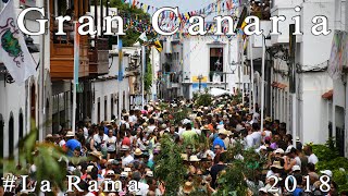 Fiesta de Las Nieves La Rama Villa de Agaete Gran Canaria 04 08 2018 [upl. by Aiclid543]