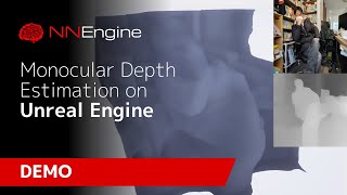 Monocular Depth Estimation on UE4  NNEngine Demo [upl. by Nohsyar]