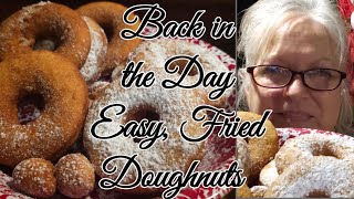 Old Fashioned No Yeast Donuts  Easy Brings back memories [upl. by Marti624]