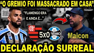 DECLARAÇÃO ASSUSTADORA EX JOGADOR DO GRÊMIO FALOU DO FLAMENGO SOBRE FLAMENGO 5X0 GRÊMIO [upl. by Reames]