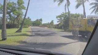 Driving along Denarau Island  Nadi  Fiji Islands [upl. by Nadroj7]