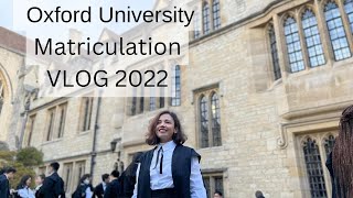 Oxford University Matriculation VLOG 2022 St Cross college [upl. by Lenka178]