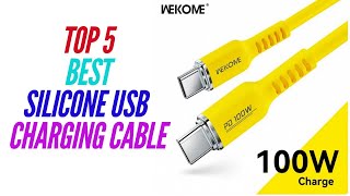 Top 5 Best silicone usb charging cable [upl. by Isma]