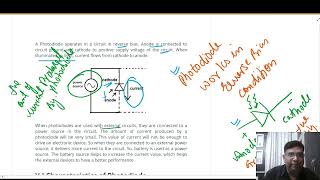 Connecting the Photodiode in external circuit 14 [upl. by Delorenzo]