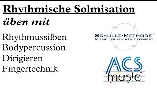 Rhythmische Solmisation üben [upl. by Nila]