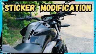 Gixxer Monotone এর Sticker করা খুব কঠিন  Rakibuzzaman Ashik [upl. by Ydnys38]