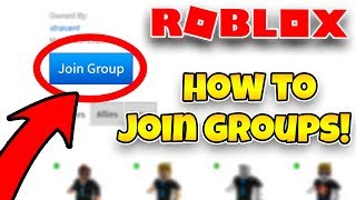 ROBLOX HOW TO JOIN A GROUP  How to Leave a Group on Roblox  How to Join a Group on Roblox [upl. by Airat694]