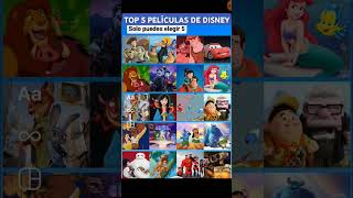 Top 5 Películas de Disney Disney películas [upl. by Sergius]