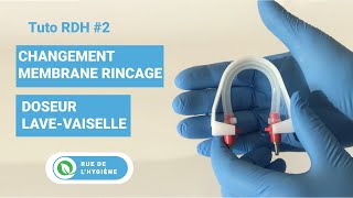 Comment changer une membrane de rinçage de doseur lavevaisselle [upl. by Kotick]