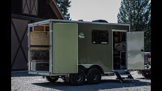 ElkStream Custom Hunting Trailers walk through [upl. by Krum]