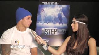 JENNIFER TAPIERO Interviews Casper Smart from quotA Step Awayquot from Executive Producer Jennifer Lopez [upl. by Luht801]