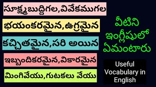 Awkward accurategulp sagacious ferocious meaning in Telugu [upl. by Wilma]