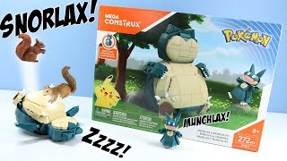 MEGA Construx Pokemon Snorlax amp Munchlax [upl. by Micheil]