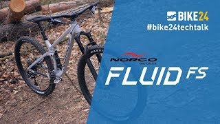 BIKE24 Techtalk  Norco Fluid FS 1 [upl. by Osicnarf]