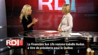 Gérald Fillion  Isabelle Hudon à la Sun Life [upl. by Foushee]