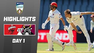 South Australia v Queensland  Sheffield Shield  Day 1 [upl. by Raseta571]