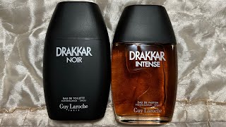 Unboxing My New DRAKKAR INTENSE amp DRAKKAR NOIR Men’s Cologne ￼ [upl. by Naghem]