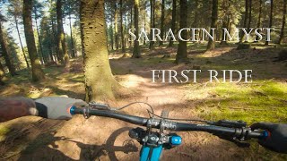 FIRST RIDE ON SARACEN MYST [upl. by Anaic697]