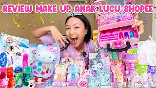 MAKE UP MAINAN LUCU DARI SHOPEE LIPGLOSS INSIDE OUT EYESHADOW HELLO KITTY SISIR LOOPY 😱🤯 [upl. by Just]