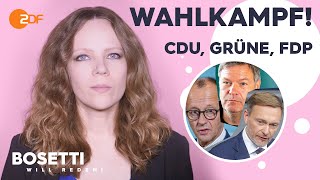 Wahlkampfhilfe für FDP Grüne und CDU  Bosetti will reden [upl. by Odraccir575]