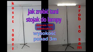 jak zrobić tani stojak do lampy [upl. by Aikenahs]