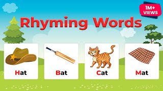 Rhyming Words for Kids  What are Rhyming Words  Kindergarten [upl. by Irab]