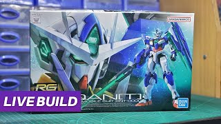 not RG Exia Gundam build and chill [upl. by Desdamonna184]