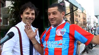 TIFOSO DEL PALERMO fregato con la MAGLIA del CATANIA  Di Giuseppe Bennica [upl. by Ojillek]