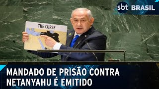 Tribunal Penal Internacional emite mandado de prisão contra Netanyahu  SBT Brasil 211124 [upl. by Araccat]