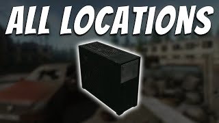 All PC locations on Customs  Escape from Tarkov [upl. by Rutra424]