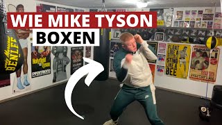 Wie DU genau wie MIKE TYSON BOXT  Boxen lernen [upl. by Sidonie]