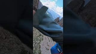 Speedflying POV through Narrow Canyon 🎬 Ricardo Castillo Miguez Shorts Italy [upl. by Bores222]