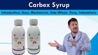 Carbex Syrup  Uses Mechanism side effects interactions and Dosage in Urdu Hindi [upl. by Martreb]