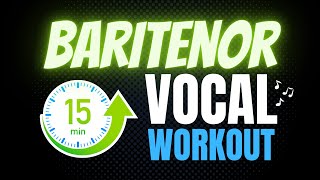 BARITENOR Vocal Workout RANGE  STRENGTH  AGILITY [upl. by Ahseeyt]