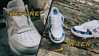 Custom Detroit Lions Air Force Ones [upl. by Madelle]