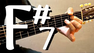 하루10분 통기타 F7 코드 소리 amp 모양 중급 F7 chord guitar lesson 통기타 독학 [upl. by Atteuqal]