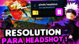 Saiu A MELHOR RESOLUÇÃO DA ATUALIDADE😈 PARA O PIXELS RESOLUTION Free Fire [upl. by Tait917]