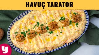 Havuç Tarator Tarifi  Nasıl Yapılır En Pratik Meze [upl. by Rayshell877]