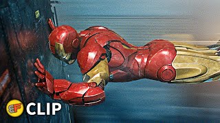 Captain America amp Iron Man Repairing Engine Scene  The Avengers 2012 Movie Clip HD 4K [upl. by Lyrehs]